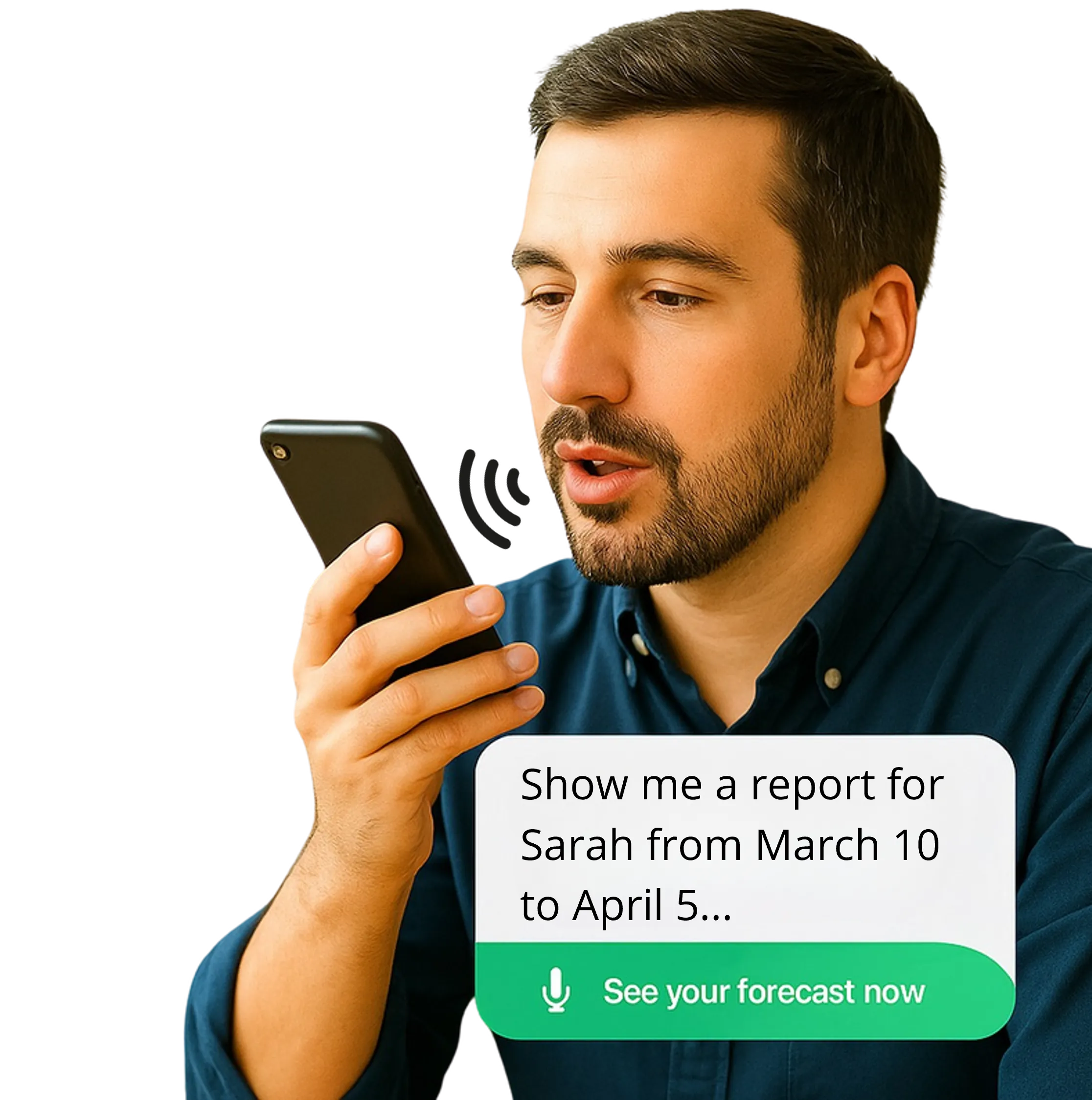 Person with phone